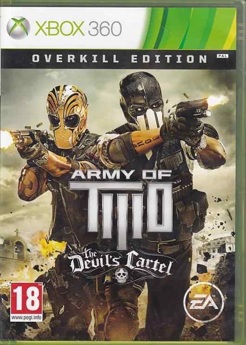 Army of Two the Devils Cartel Overkill Edition - XBOX 360 (B Grade) (Genbrug)